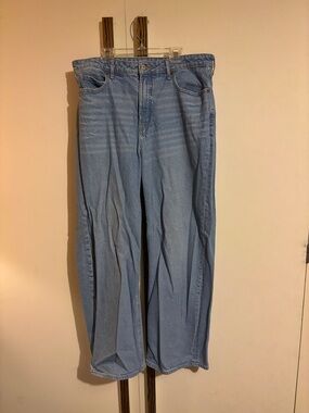 Old Navy Light Blue High-Rise Wide Leg Jeans